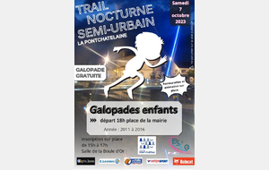 GALOPADES  de la PONTCHATELAINE 2023