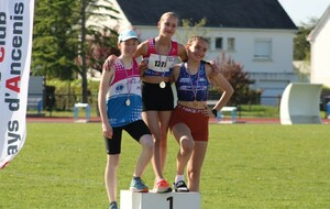 Angèle LIGNEREUX, Vice championne départementale 3000m marche