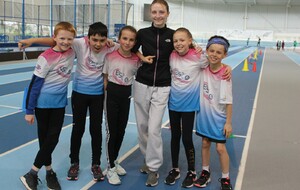 Nos jeunes athlètes au Stadium pierre Quinon