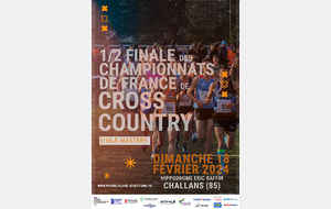 1/2 finale championnat de cross à Challans U16 à Masters