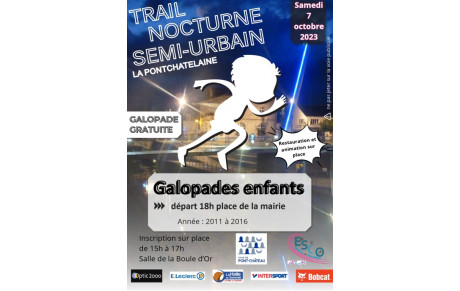GALOPADES  de la PONTCHATELAINE 2023